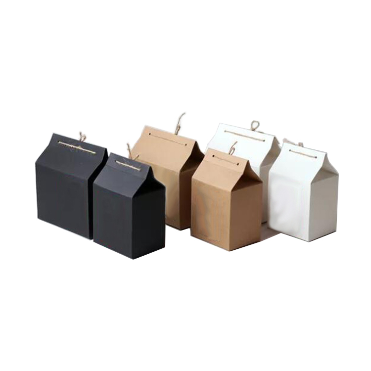 Biodegradable Eco Recycle Custom Brown Craft Paper Kraft Package Box For Food Packaging